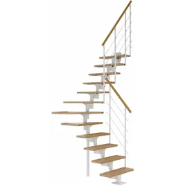 DOLLE Mittelholmtreppe Boston 228-300 cm Holz/Metall