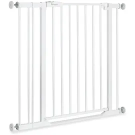hauck Treppenschutzgitter Clear Step 2 84-89 cm Weiß