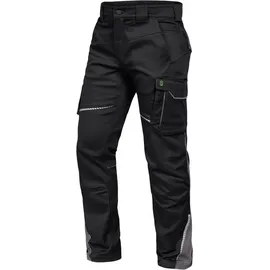 Triuso Leibwächter Bundhose ohne Knietaschen Flex-Line Herren FLXHO25 Gr. 56 schwarz/grau