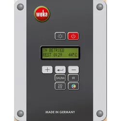 Saunasteuergerät WEKA "BioS", grau, B:24cm H:20cm, Sauna-Steuergeräte