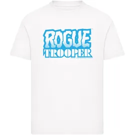 F4NT4STIC T-Shirt Rogue Trooper Comic Book Blue Logo in weiß | Gr.: 122/128