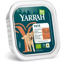 Yarrah Hund Pastete - Huhn & Ente getreidefrei bio 150g