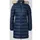 Tommy Hilfiger Steppmantel mit Kunstfellbesatz Modell Essential Dunkelblau, XS