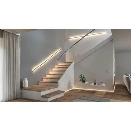 Paulmann LED-Stripe Profil Duo 1m 280,0 W grau 100 cm