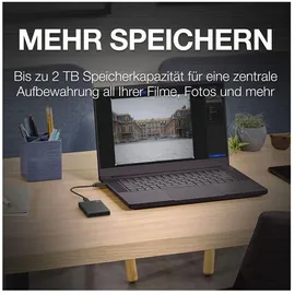 Seagate One Touch 1 TB USB-C Schwarz STKG1000400