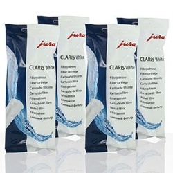 Jura 4 x Claris White Filterpatrone