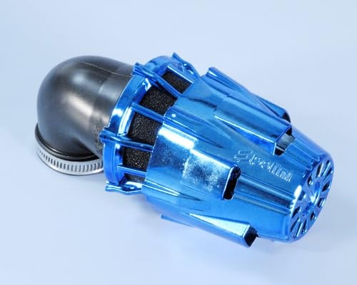 Air Box, verchromt, blau, inkl. 90 Zoll, Durchmesser 46 cm