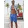 John Devin Shorts JOHN DEVIN "- Bermuda in sommerlichen Farben", Herren, Gr. S, N-Gr, blau, Web, Obermaterial: 97% Baumwolle, 3% Elasthan, unifarben, regular fit kurz, Hosen Shorts, kurze Schlupfhose aus elastischer, gewebter Baumwollqualität