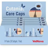 CUTANIA® Care Caps – Dermatologisches Ergänzungsmittel mit Omega-3, Omega-6, Omega-9, Zink, Selen und Vitaminen für Hunde und Katzen, 420 Kapseln