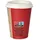 Papstar Trinkbecher 81065 0,3l Pappe mit Deckel, Einweg, für Heißgetränke,10Stück
