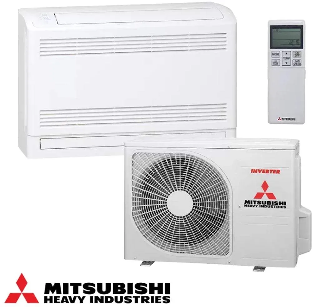 Inverter-Klimaanlage Mitsubishi Heavy Industries SRF25ZS-W + SRC25ZS-W Standklimaanlage