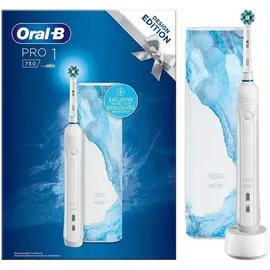 Oral-B Pro 1 750 Design Edition weiß + Reiseetui