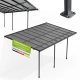 Juskys Terrassendach Borneo 550 x 300 cm dunkelgrau