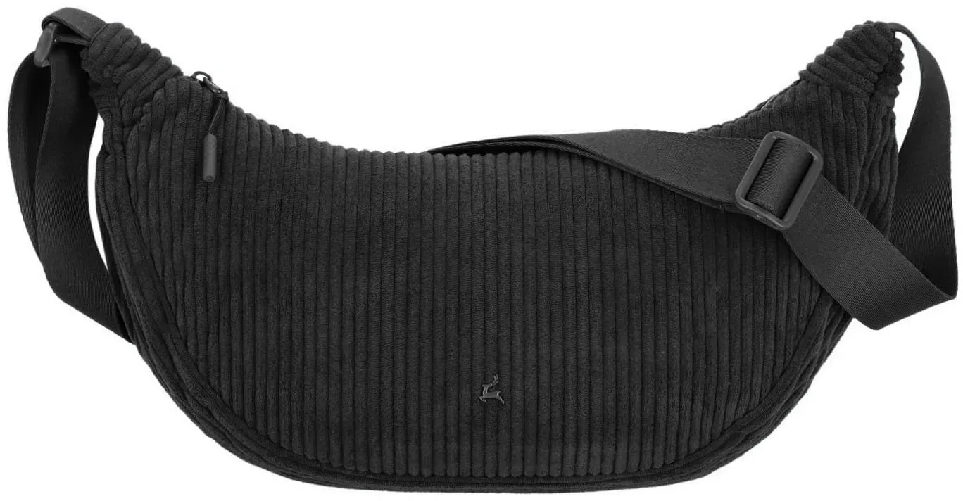 Prato Beuteltasche Corduroy SC07 black