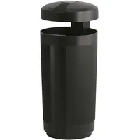 PlasticOmnium Abfalleimer 50 l Schwarz
