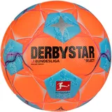 derbystar Bundesliga Brillant High Visible Fußball Trainingsball 2024/25 orange/blau/pink 5