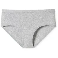 SCHIESSER Panty Organic Cotton-Pure Rib Hipster-Höschen, grau-Mel_179884, 40