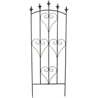 Hti-Living Rankgitter Celia 60 x 30 cm Schwarz