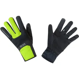 Gore Wear M Gore Windstopper Thermohandschuhe black/neon yellow 3XL