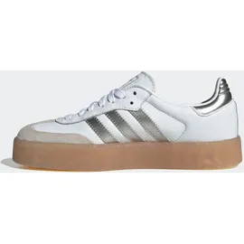adidas Samba Damen Weiß/Metallic-Silber 38
