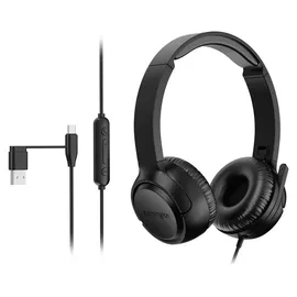 Kensington H950 EQ USB‐C/USB‐A kabelgebundenes On‐Ear‐Headset