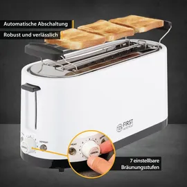 First Austria Toaster 4 Scheiben Langschlitz Weiß
