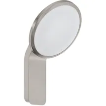 EGLO Außenwandleuchte Edelstahl 31,5 cm inkl. LED 11 W warmweiß silber