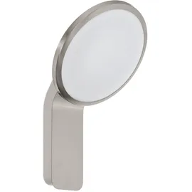 EGLO Außenwandleuchte Edelstahl 31,5 cm inkl. LED 11 W warmweiß silber