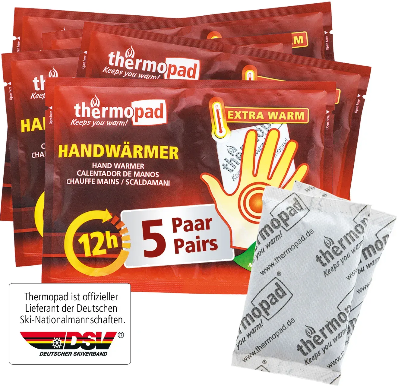 5 Paar Thermopad Handwärmer