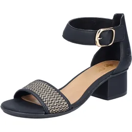 Rieker Keilsandaletten Damen Schwarz 39