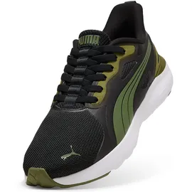 Puma Softride Cosmic Street Sliptech Herren Schwarz/Olivgrün 41