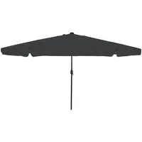 VidaXL Sonnenschirm mit LED-Leuchten ø395x245 cm Anthrazit