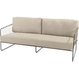 4 Seasons Outdoor 4Seasons Prego Taste Living Sofa 3 Sitzer Antharzit/Taupe inkl.3 kissen