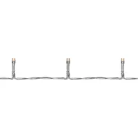 Koopmann International LED-Minilichterkette, warmweiße Leds klare Birne/Kabel transparent 180-flammig