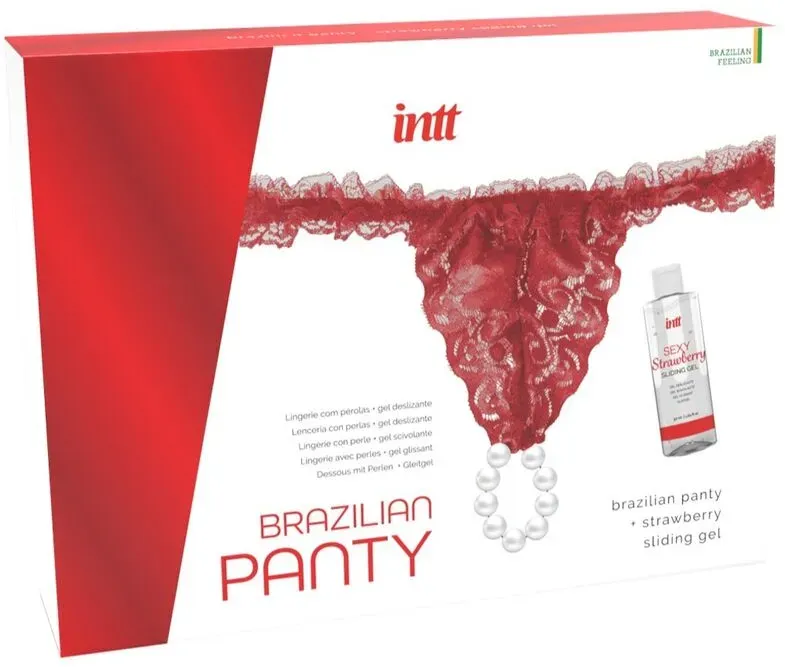 INTT RELEASES - BRASILIANISCHES ROTES HÖSCHEN MIT PERLEN UND SCHMIERGEL 50 ML