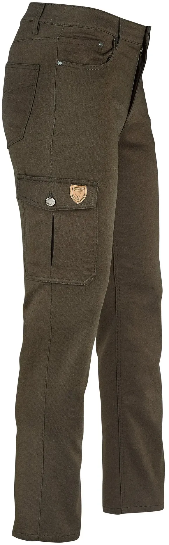 Hubertus Jeans Comfort Stretch Henry, dunkeloliv, 29