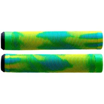 Apollo Stunt Scooter Griffe 16 cm weiche Lenkergriffe mit Bar Ends grün/gelb