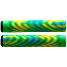 Apollo Stunt Scooter Griffe 16 cm weiche Lenkergriffe mit Bar Ends grün/gelb