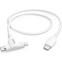 Hama 00201722 USB Kabel 1,5 m USB 2.0 USB C USB C/Lightning Weiß