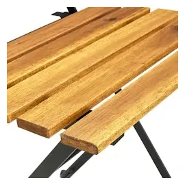 vidaXL Klappbare Gartenstühle 45,5 x 95,2 x 29,1 cm braun 8 St.