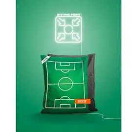 Sitting Point BigBag Soccer Sitzsack grün