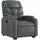 vidaXL Massagesessel mit Aufstehhilfe Kunstleder 89 x 100 x 0 cm Grau