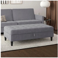 Dorel home Stauraumhocker »Presley«, Polsterhocker mit Stauraum, frei im