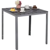Relaxdays Relaxdays, Gartentisch + Balkontisch Gartentisch 78 cm,