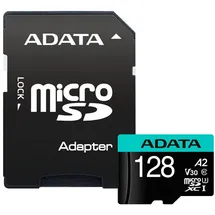 A-Data microSDXC 128GB Class 10 UHS-I V30 A2 + SD-Adapter