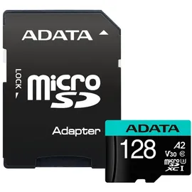 A-Data microSDXC 128GB Class 10 UHS-I V30 A2 + SD-Adapter