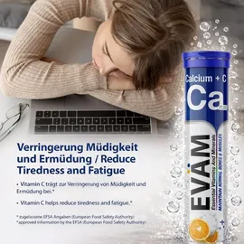 eväm Calcium + Vitamin C Brausetabletten 12x20 St.