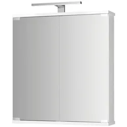 Spiegelschrank JOKEY "Kandi Bad mit LED Beleuchtung", weiß, B:60cm H:70,2cm T:19cm, MDF, Schränke, weiß, 60 cm Breite, für jedes Badezimmer geeignet