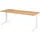 bümö Schreibtisch Serie-XB Buche / Weiß