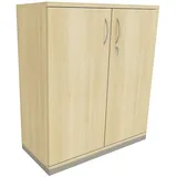 fm Büromöbel Aktenschrank abschließbar für 3 Ordnerhöhen Breite 100 cm »Sidney« königsahorn, 100x113.3x44.2 cm
